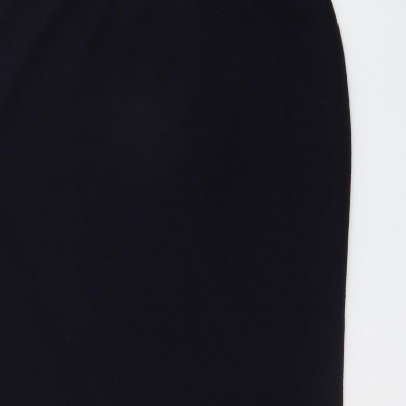 Lucia Women’s Black Midi Pencil Skirt Size 14 Knit Stretch