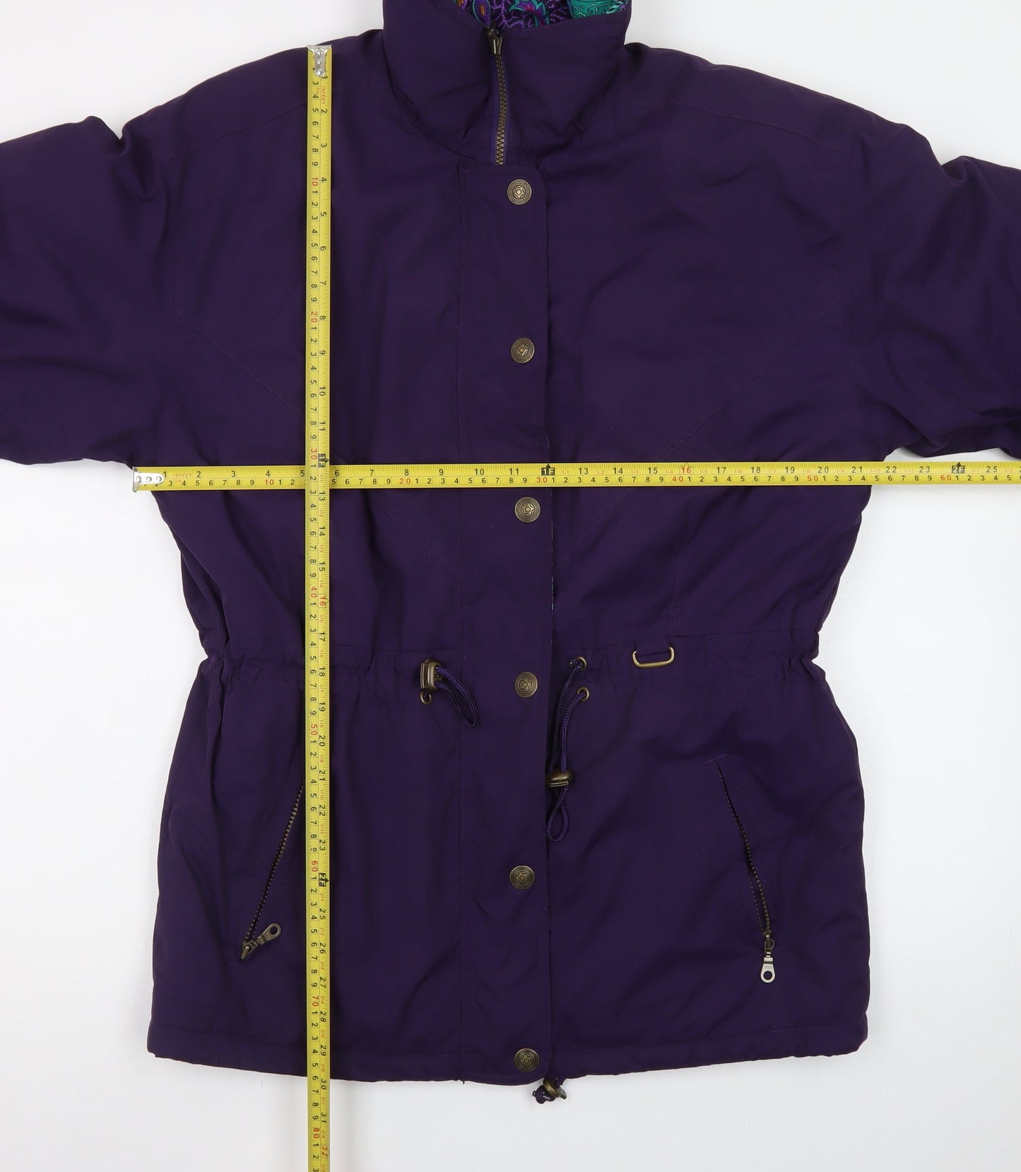 Jupa Sports Womens Purple Parka Jacket M Windproof Water Resistant