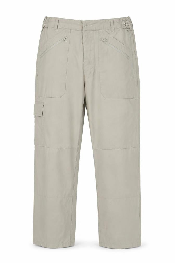 Chums Mens Beige Cargo Trousers Size 38 Regular Cotton Blend