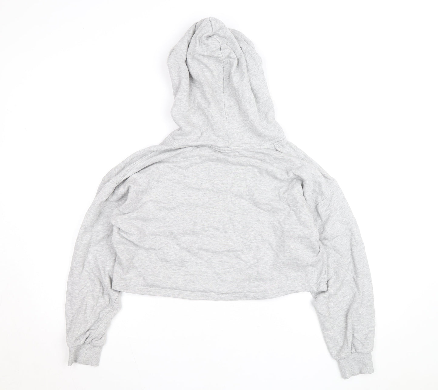 Bik Bok Women’s Grey Vanity Cropped Pullover Hoodie Size S