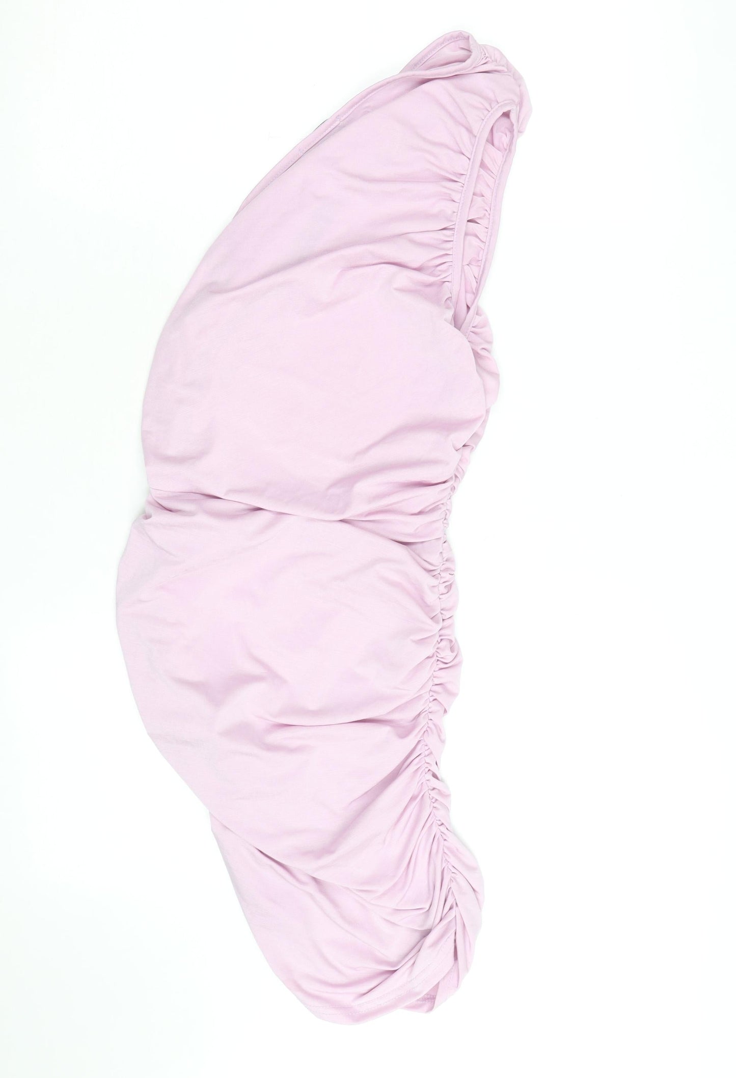 PrettyLittleThing Women’s Pink Strapless Ruched Bodycon Dress Size 10