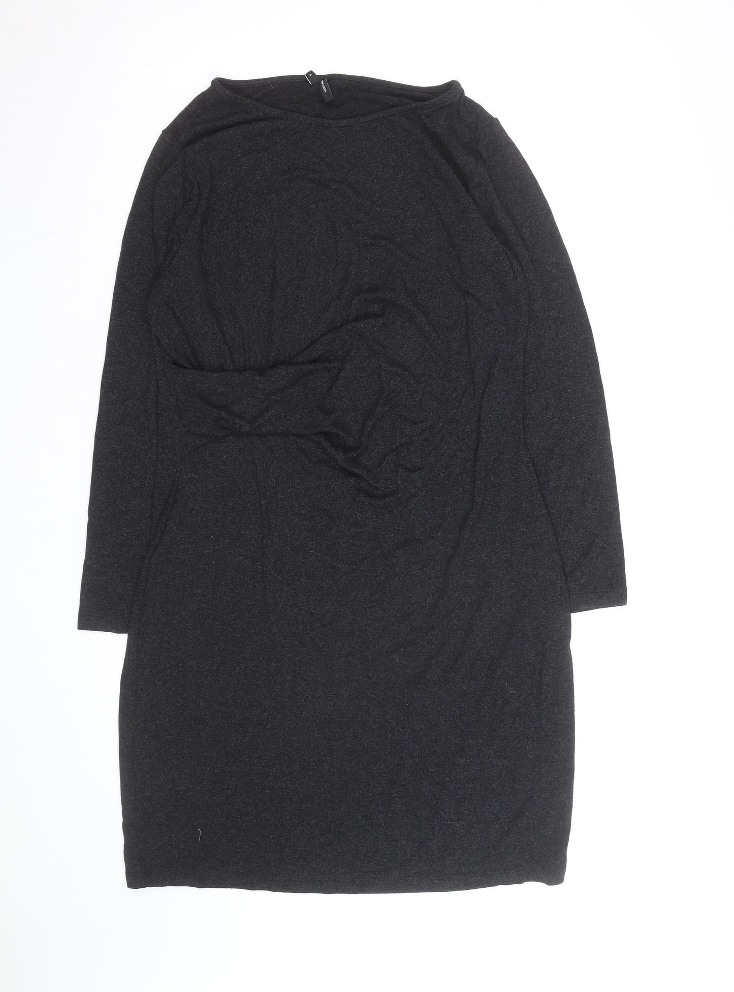 Vero Moda Women's Black XL Bodycon Jersey Dress Long Sleeve
