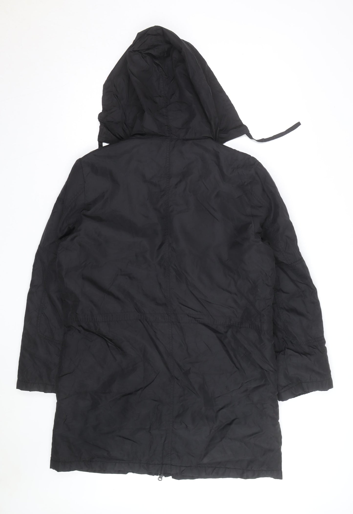 Tom Tailor Women Black XL Hooded Parka Coat