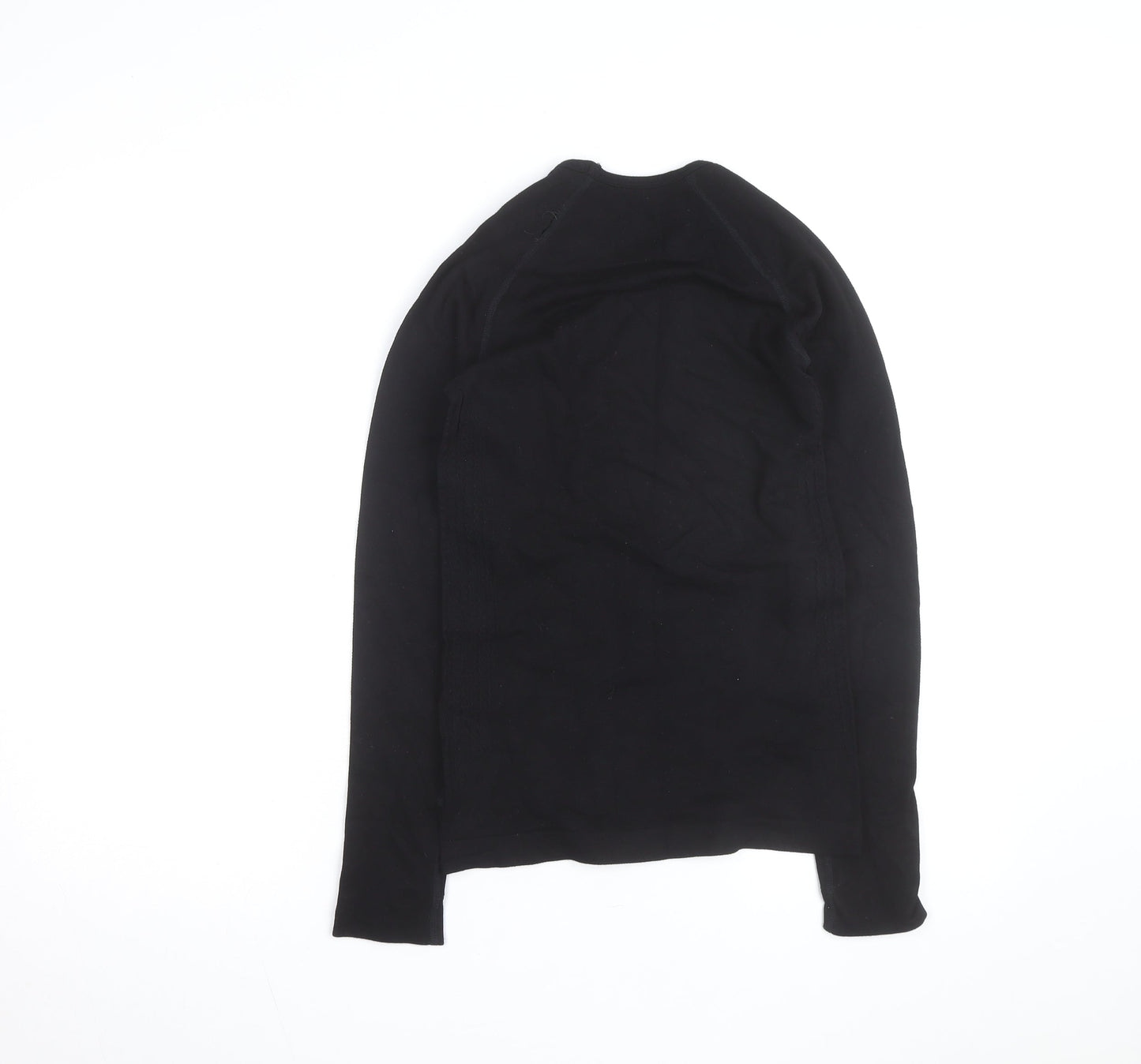OEX Men's Black Athletic Long Sleeve Base Layer Top S