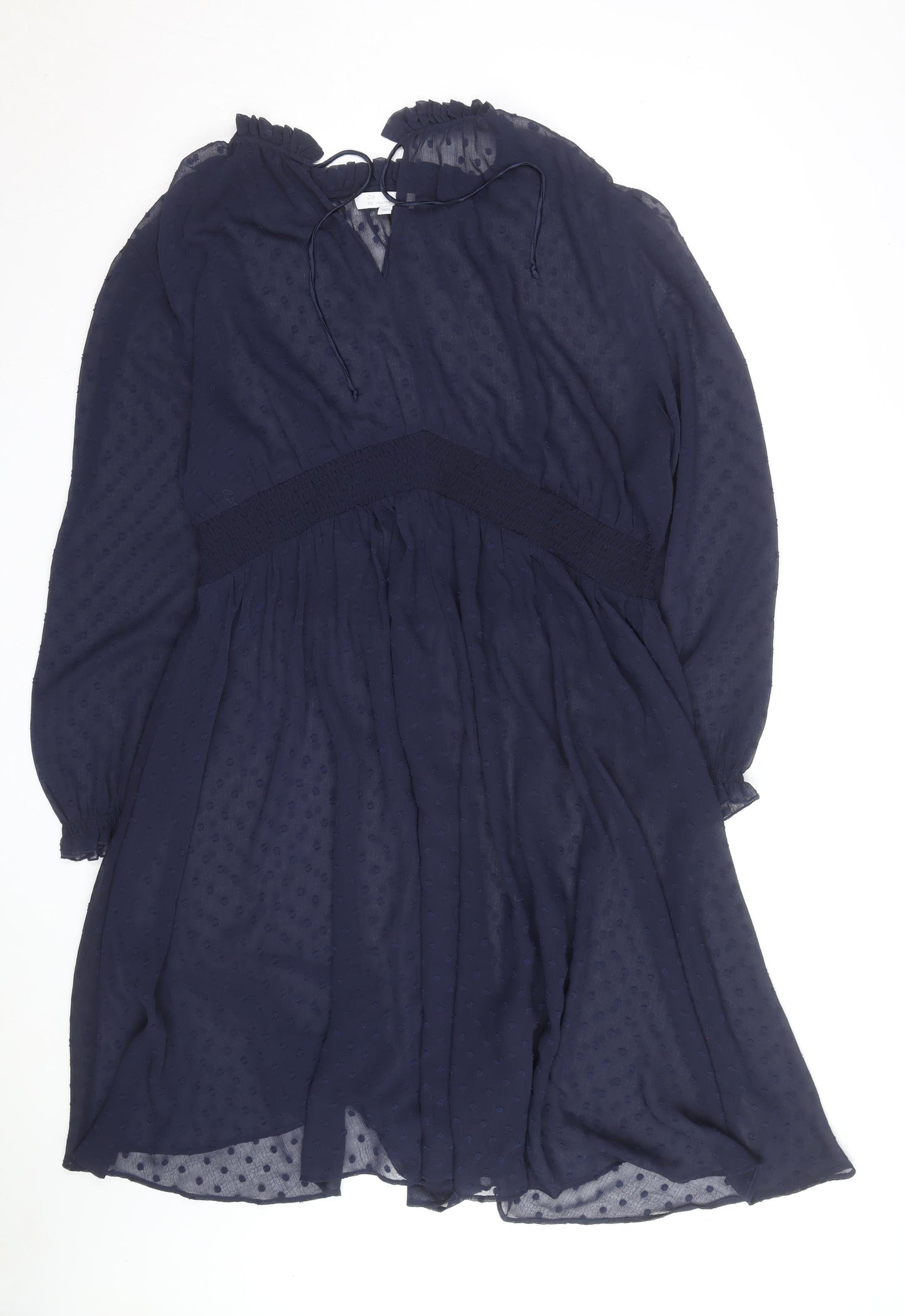 Joanna Hope Women's Blue Chiffon Fit & Flare Dress Size 20