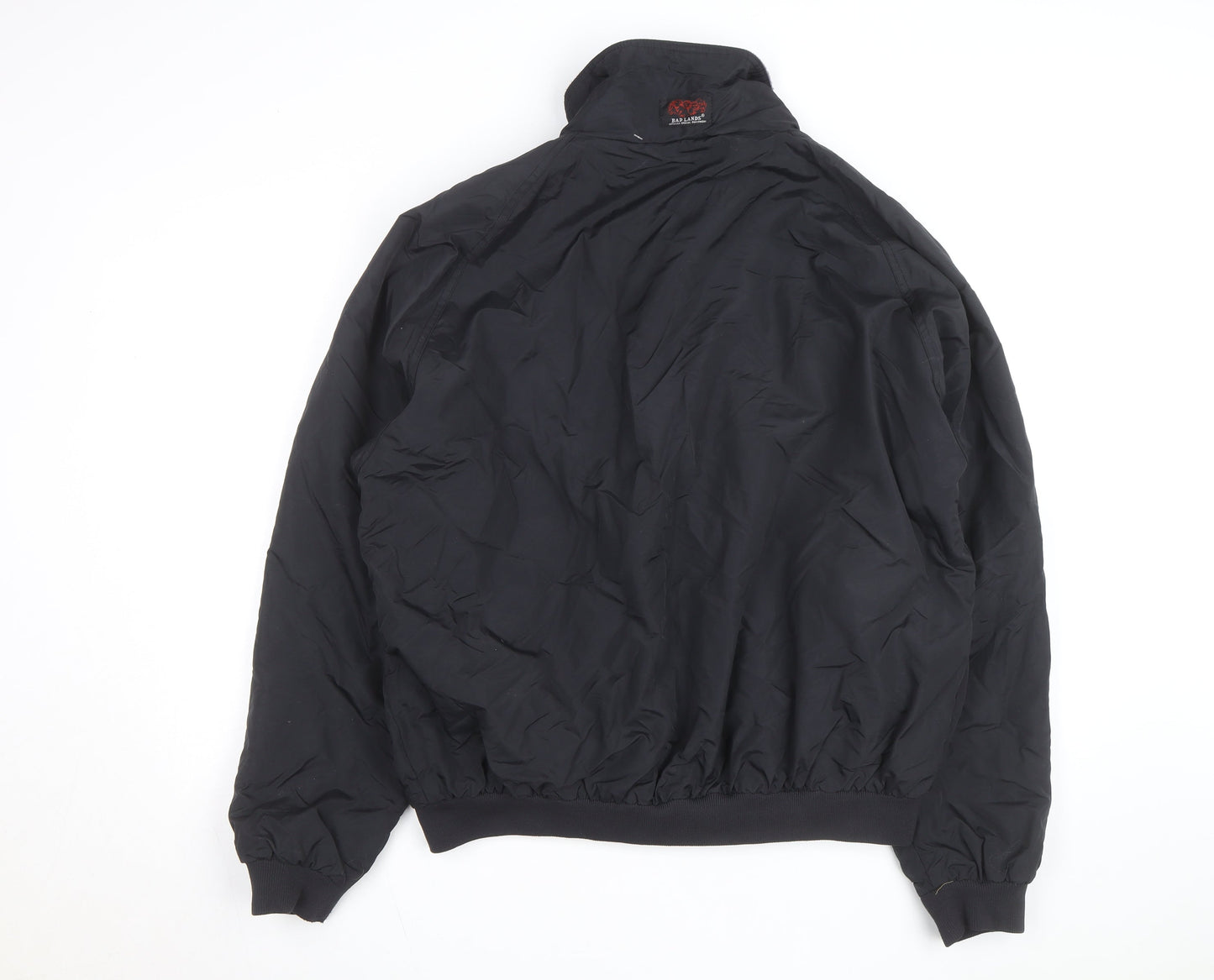 Bad Lands Men's Black XL Bomber Jacket Lined Outdoor Style