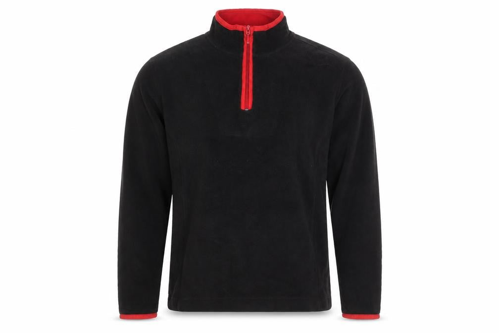 PB Sport Men's Black Fleece 1/4 Zip Pullover Sweatshirt Size L