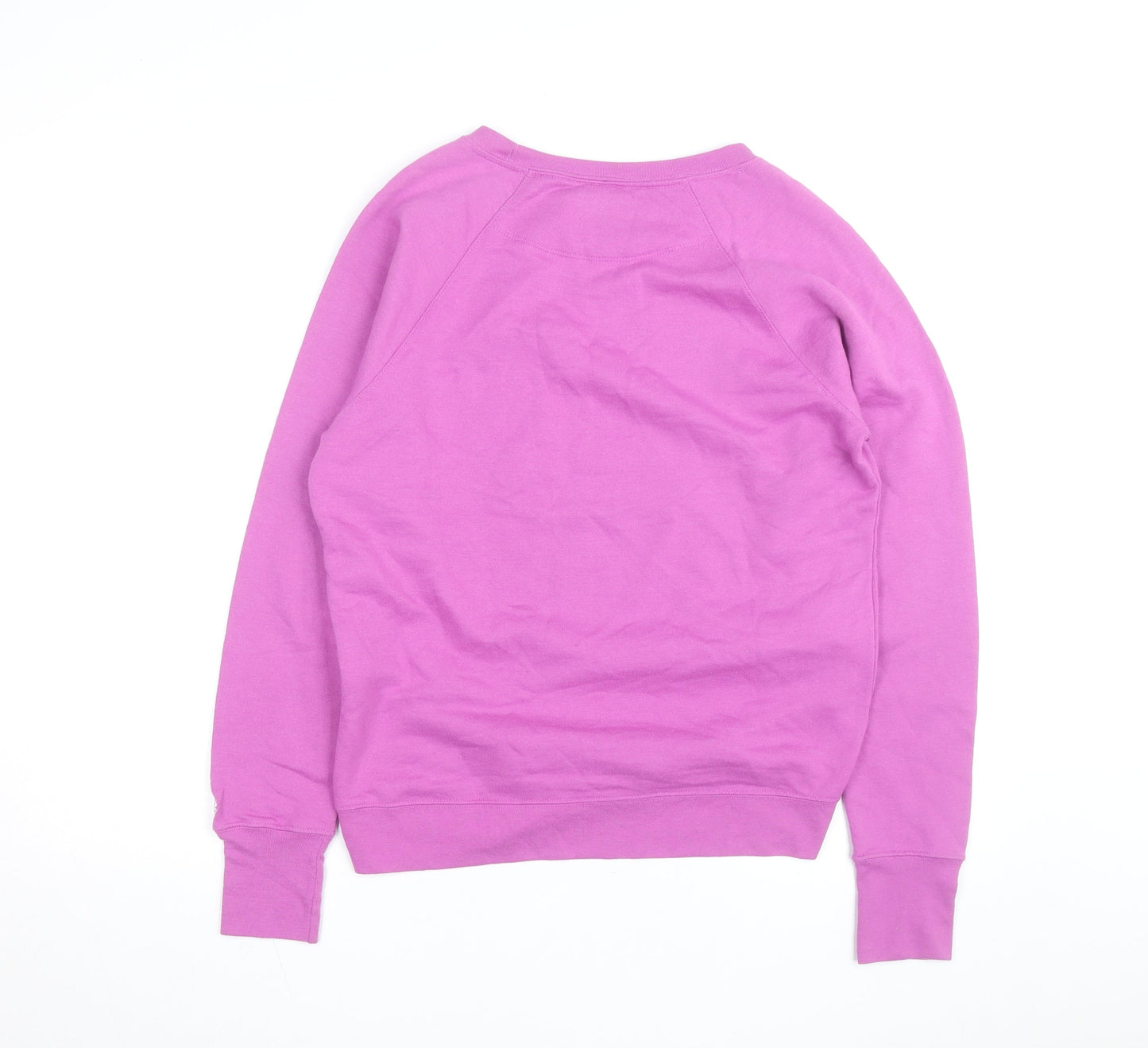 Champion Mens Purple Pullover Sweatshirt M Crew Neck Logo Athletic