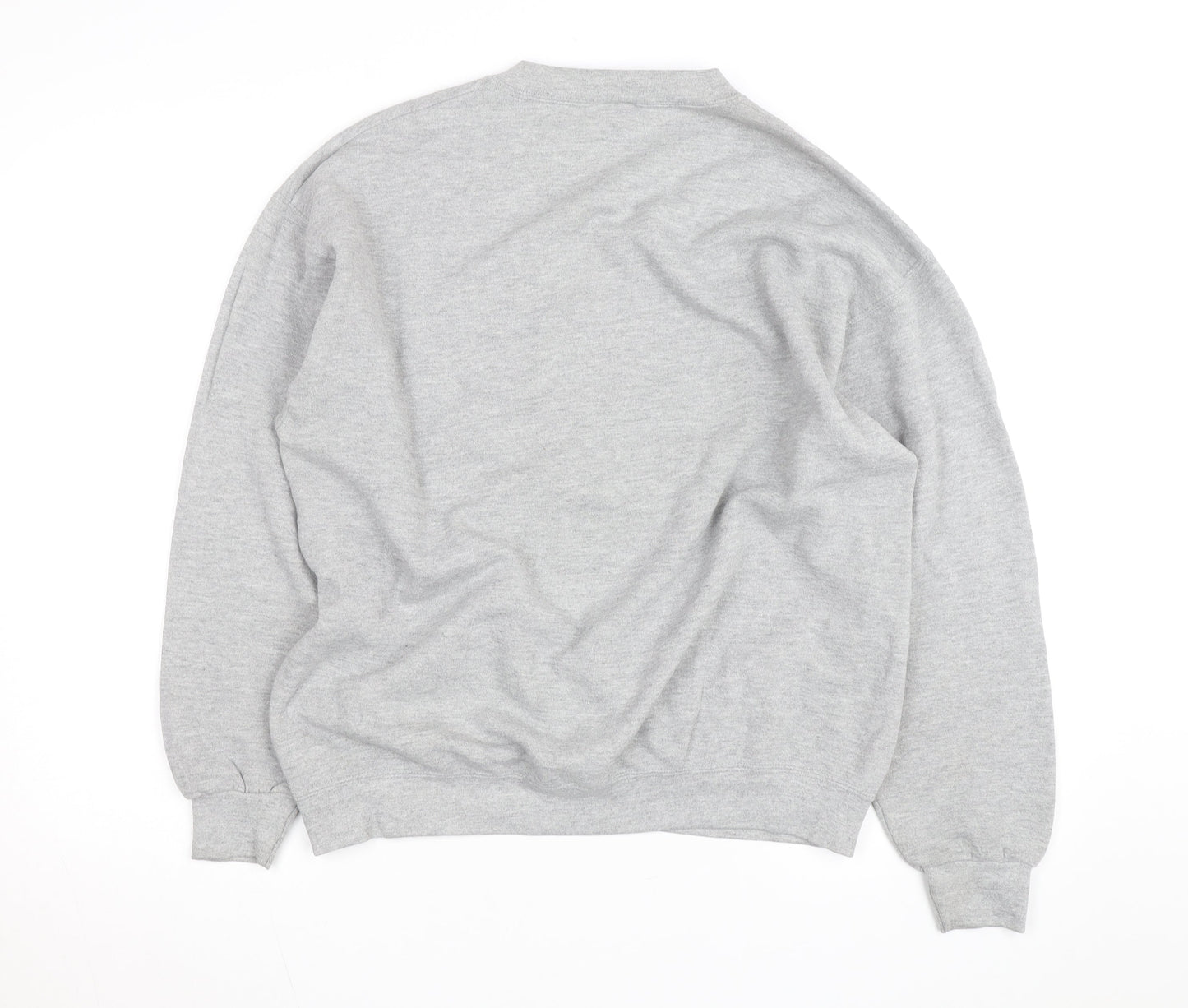 Disney Men Grey 2002 Winnie the Pooh Crew Neck Sweatshirt L