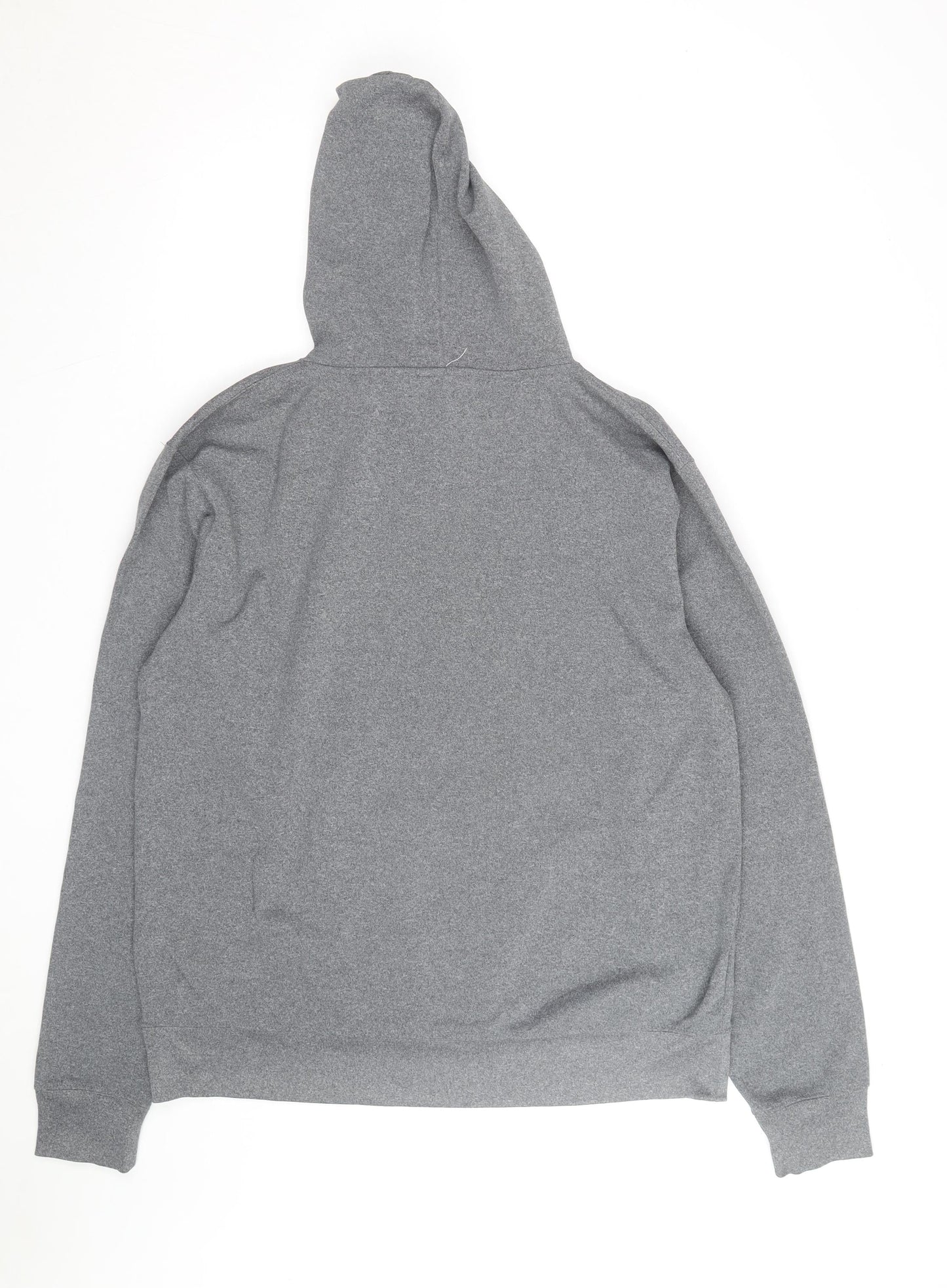 Bauer Mens Grey Cotton Blend Pullover Hockey Hoodie Size L
