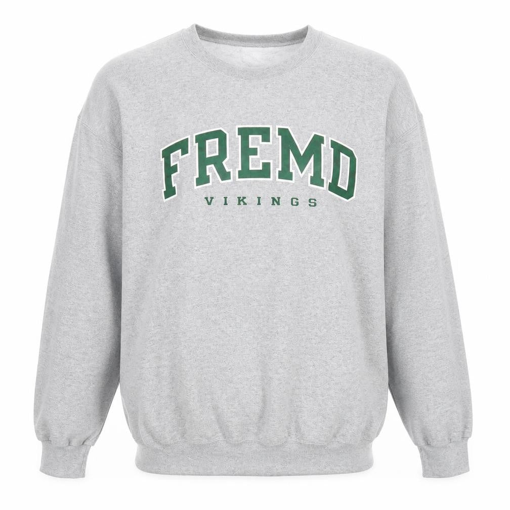 Champion Mens Grey XL Fremd Vikings Graphic Pullover Sweatshirt