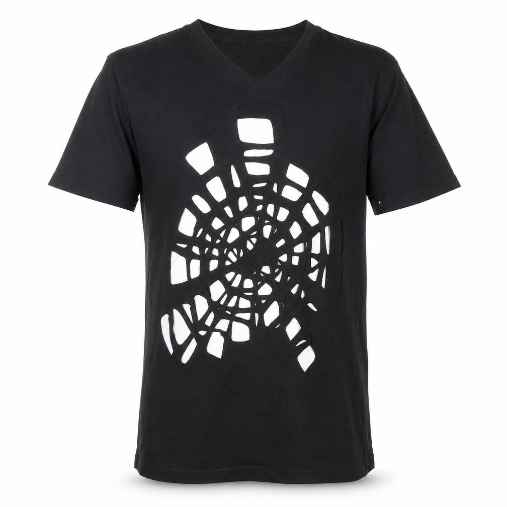 Old Navy Men's Black Classic Fit Cut-Out Tee V-Neck Size M