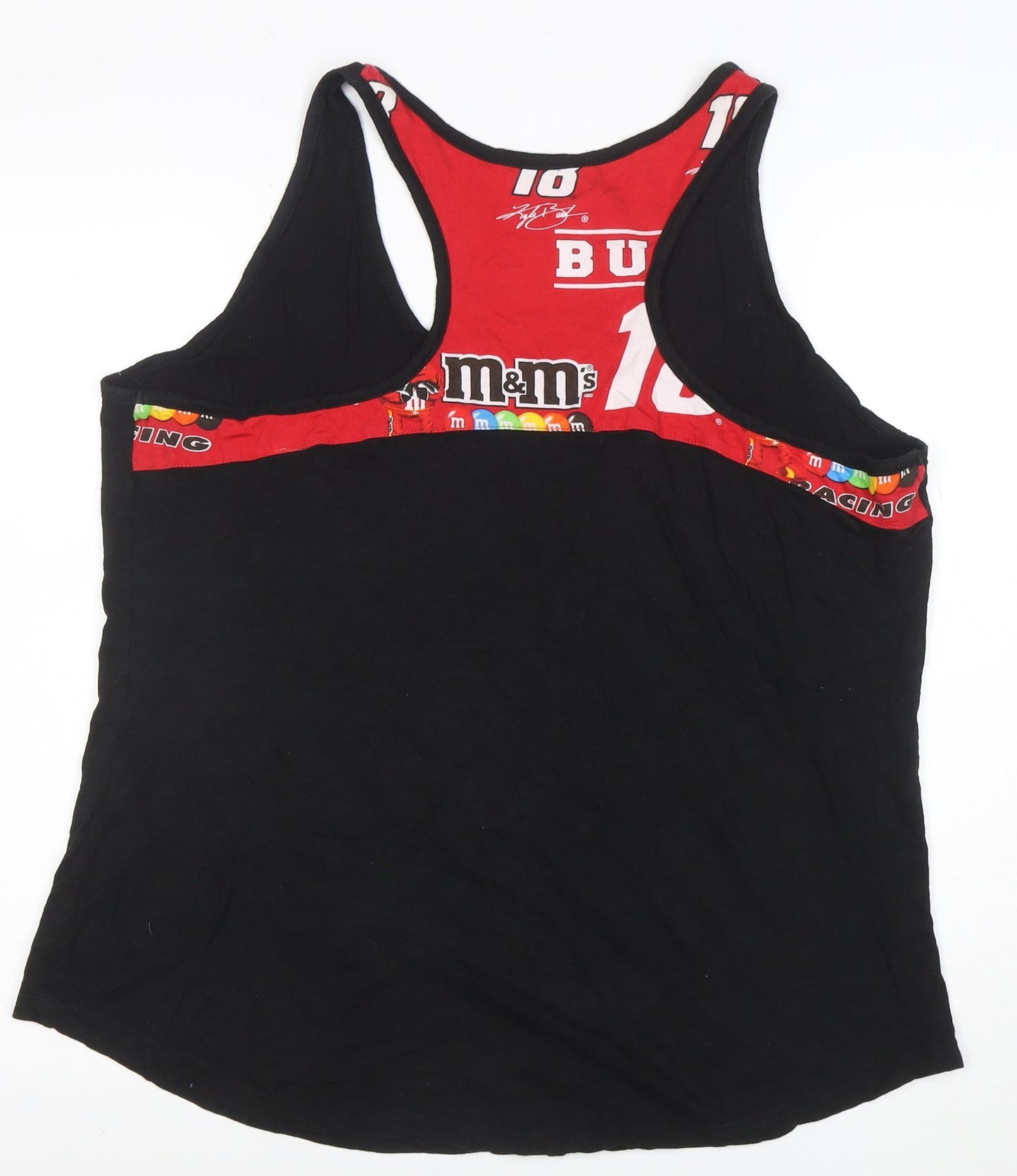 NASCAR Men’s Black 3XL Sleeveless Racing Graphic T-Shirt