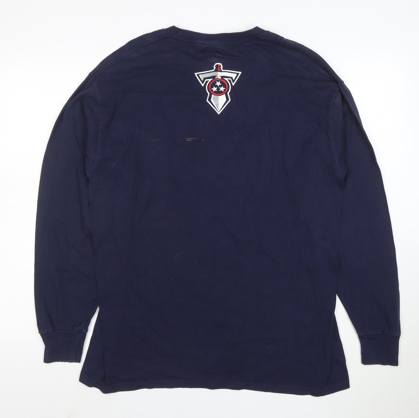 Lee Sport Men's Navy Tennessee Titans Long Sleeve T-Shirt Size L