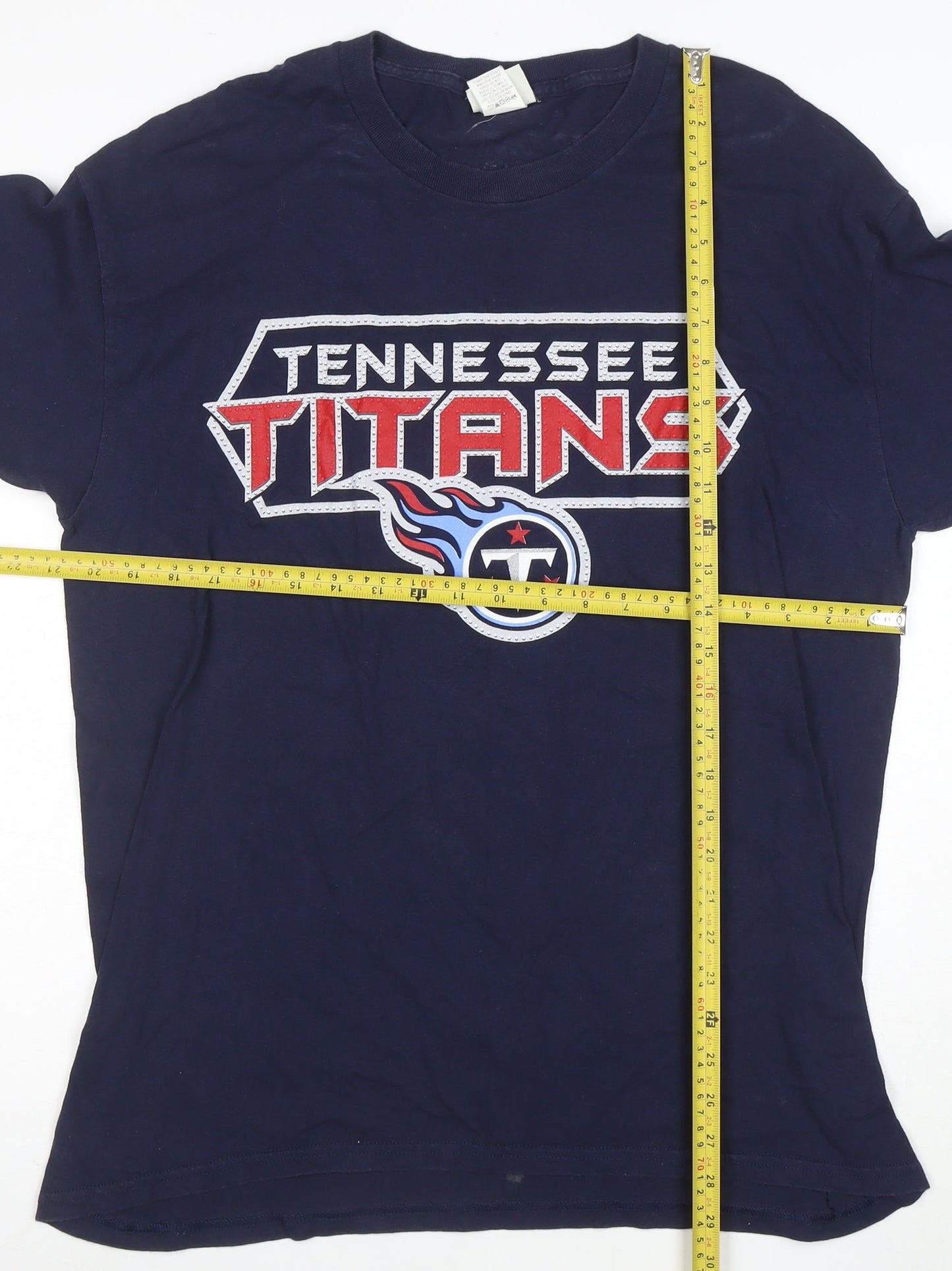 Lee Sport Men's Navy Tennessee Titans Long Sleeve T-Shirt Size L