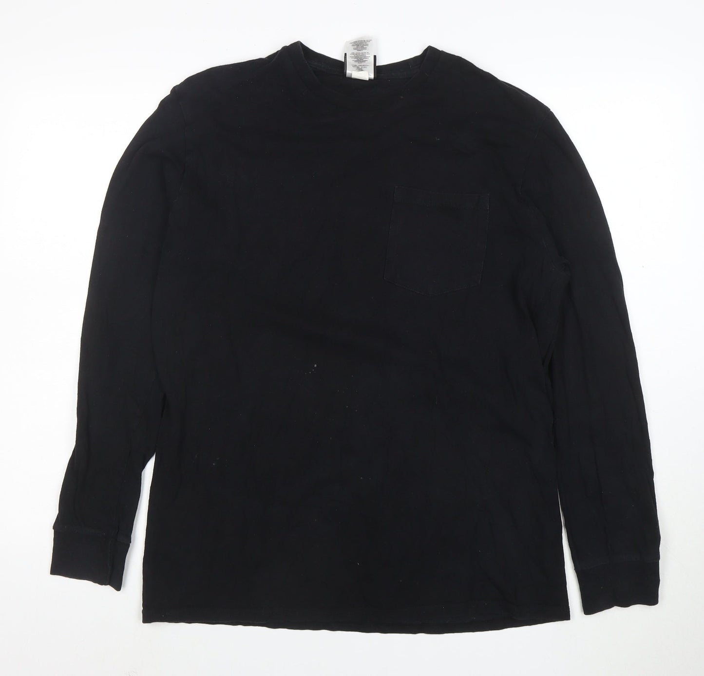 Harley-Davidson Men's Black Long Sleeve Cotton T-Shirt Size L