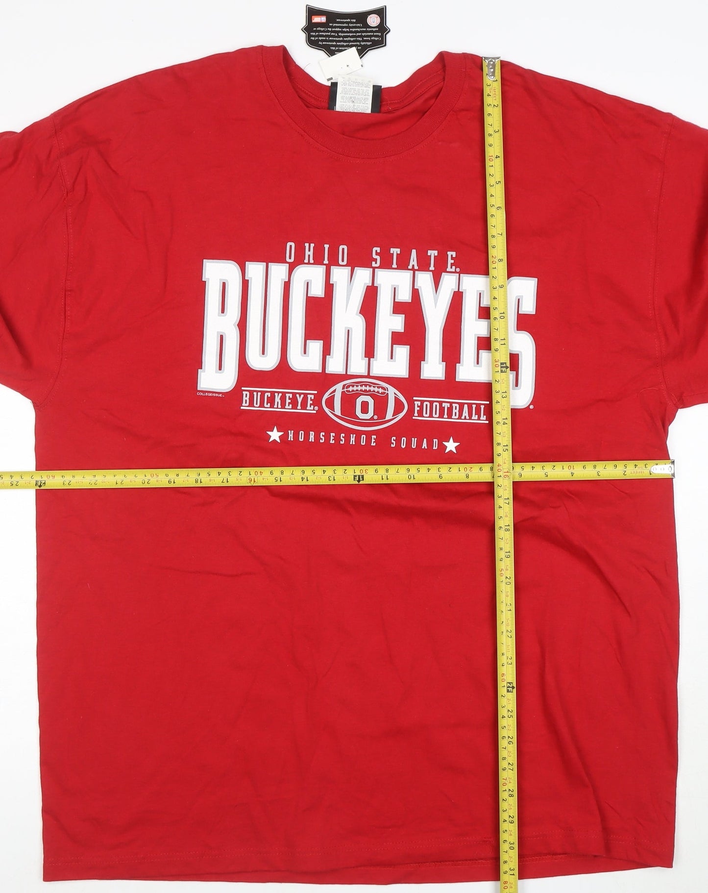 College Issue Men’s Red XL Long Sleeve Ohio State Buckeyes T-Shirt