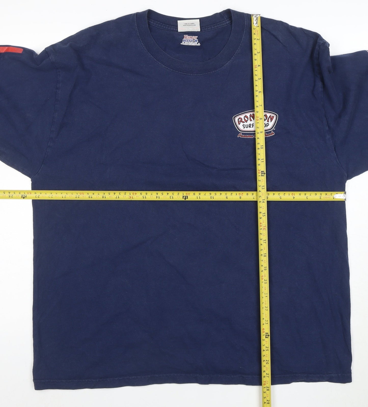 Ron Jon Surf Shop Men's Blue XL Long Sleeve Graphic T-Shirt