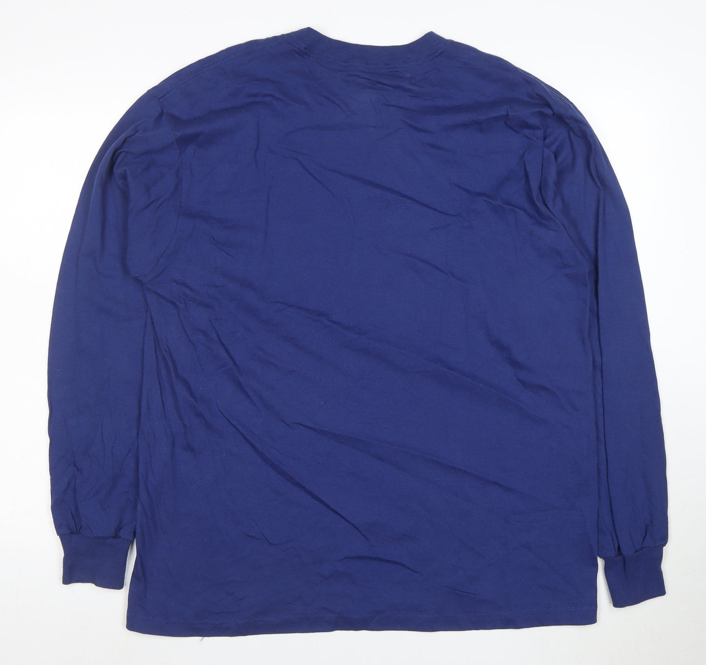 Reebok Men's Blue Long Sleeve NHL Winter Classic T-Shirt Size L