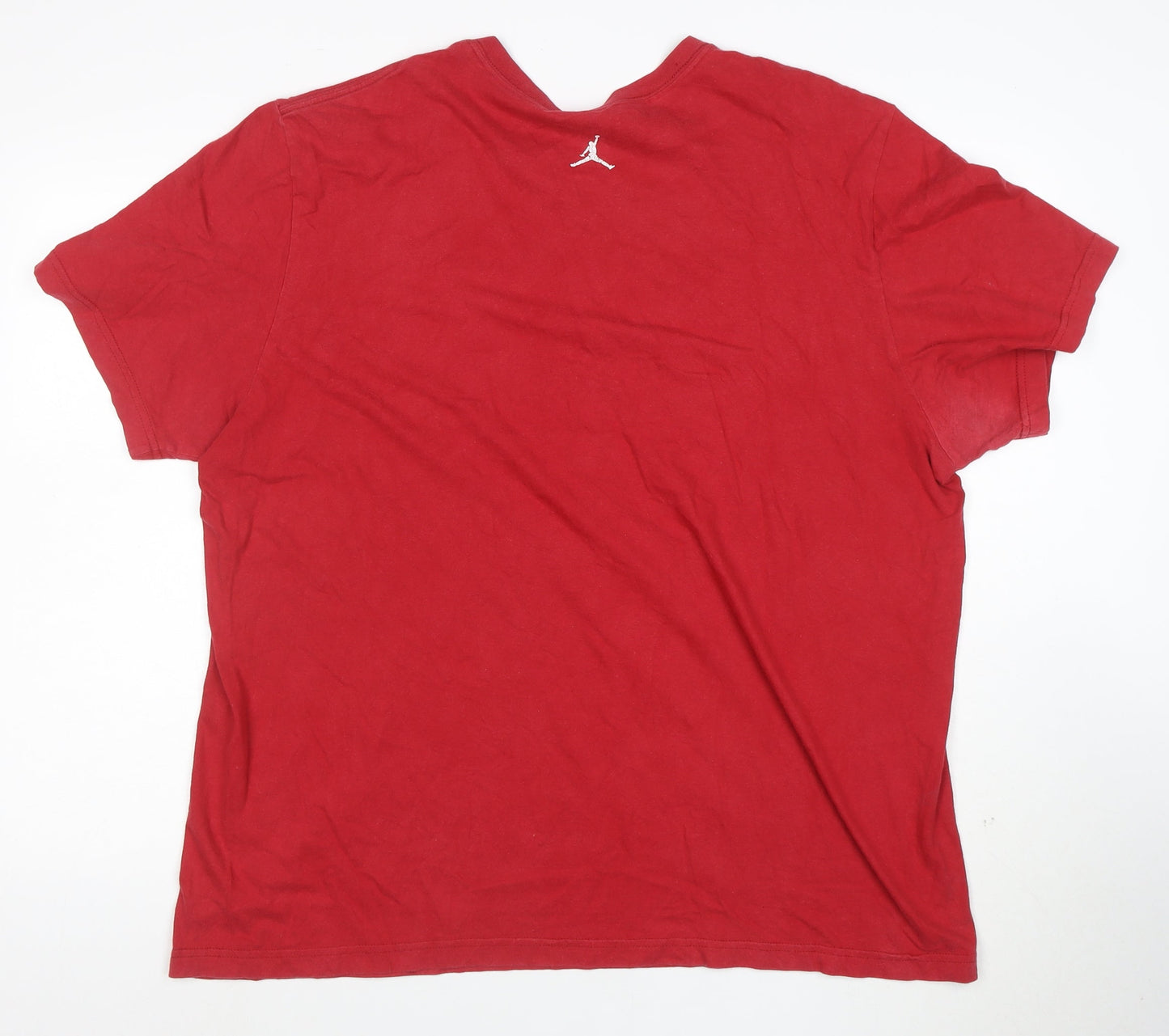 Jordan Men's Red 2XL Graphic Sports T-Shirt