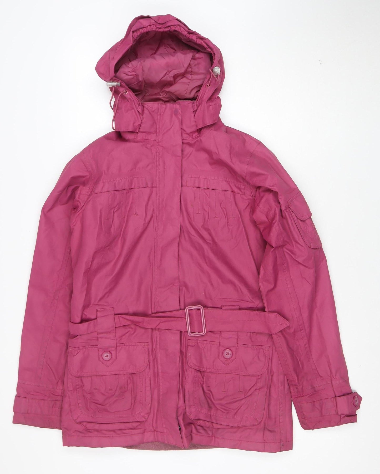 Regatta Women’s Pink Waterproof Belted Parka Jacket Size S