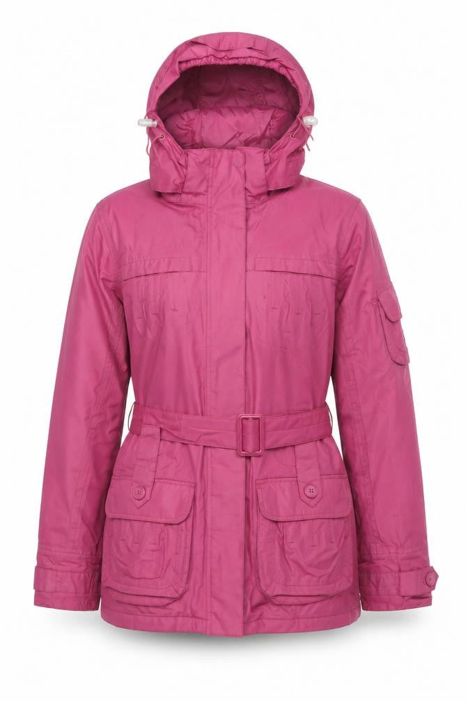 Regatta Women’s Pink Waterproof Belted Parka Jacket Size S