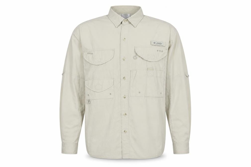 Columbia Mens Beige S Outdoor Fishing Basic Jacket Cotton Lightweight