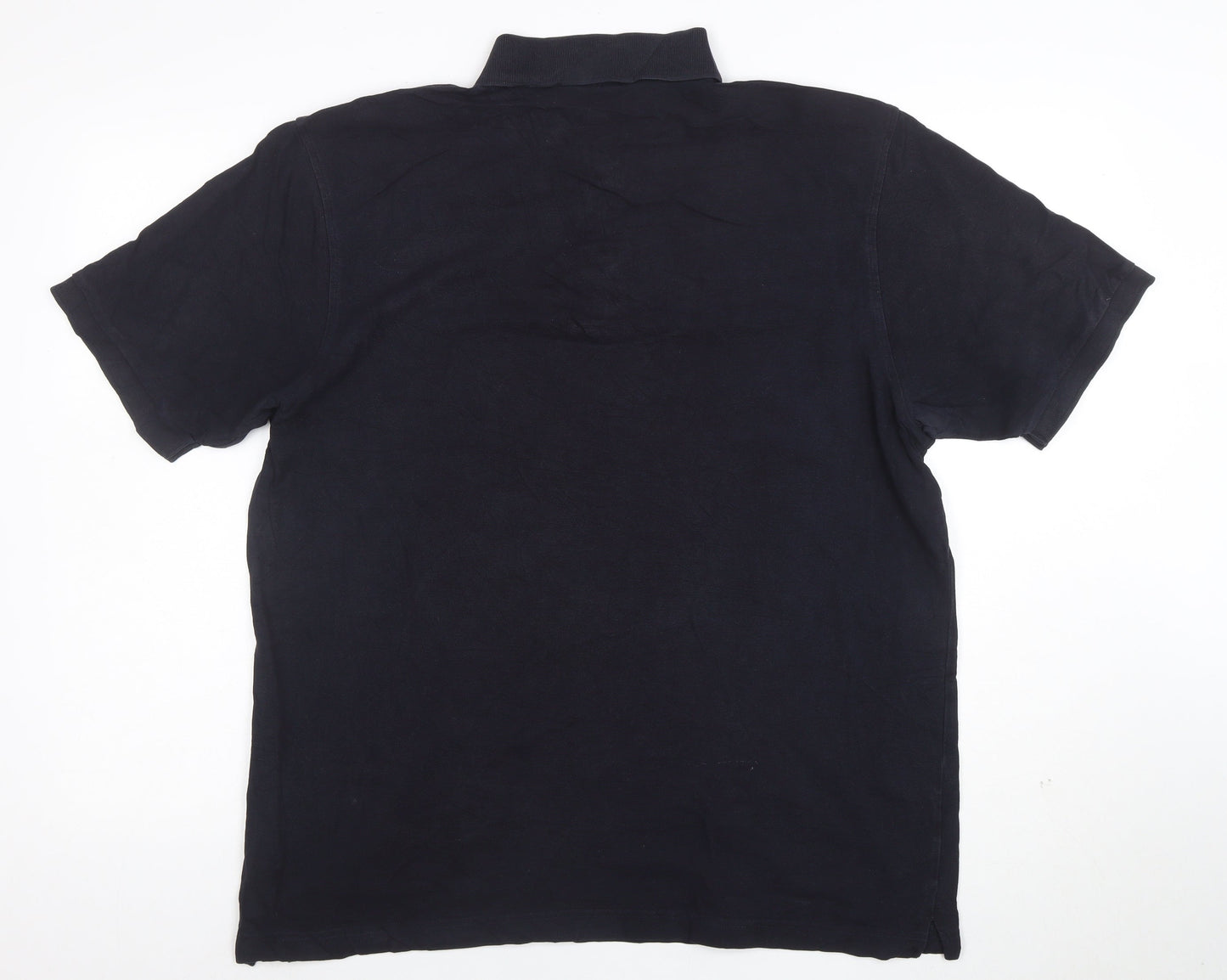 Hugo Boss Mens Black XL Pima Cotton Polo Shirt