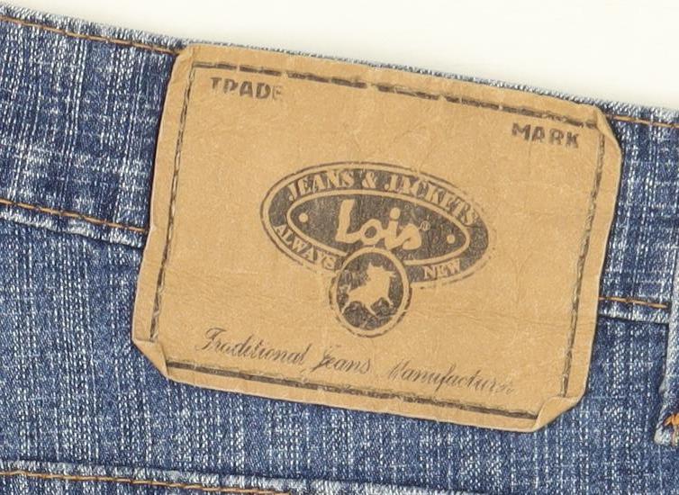 Lee Men's Blue Denim Chino Shorts Size 34 Regular Casual