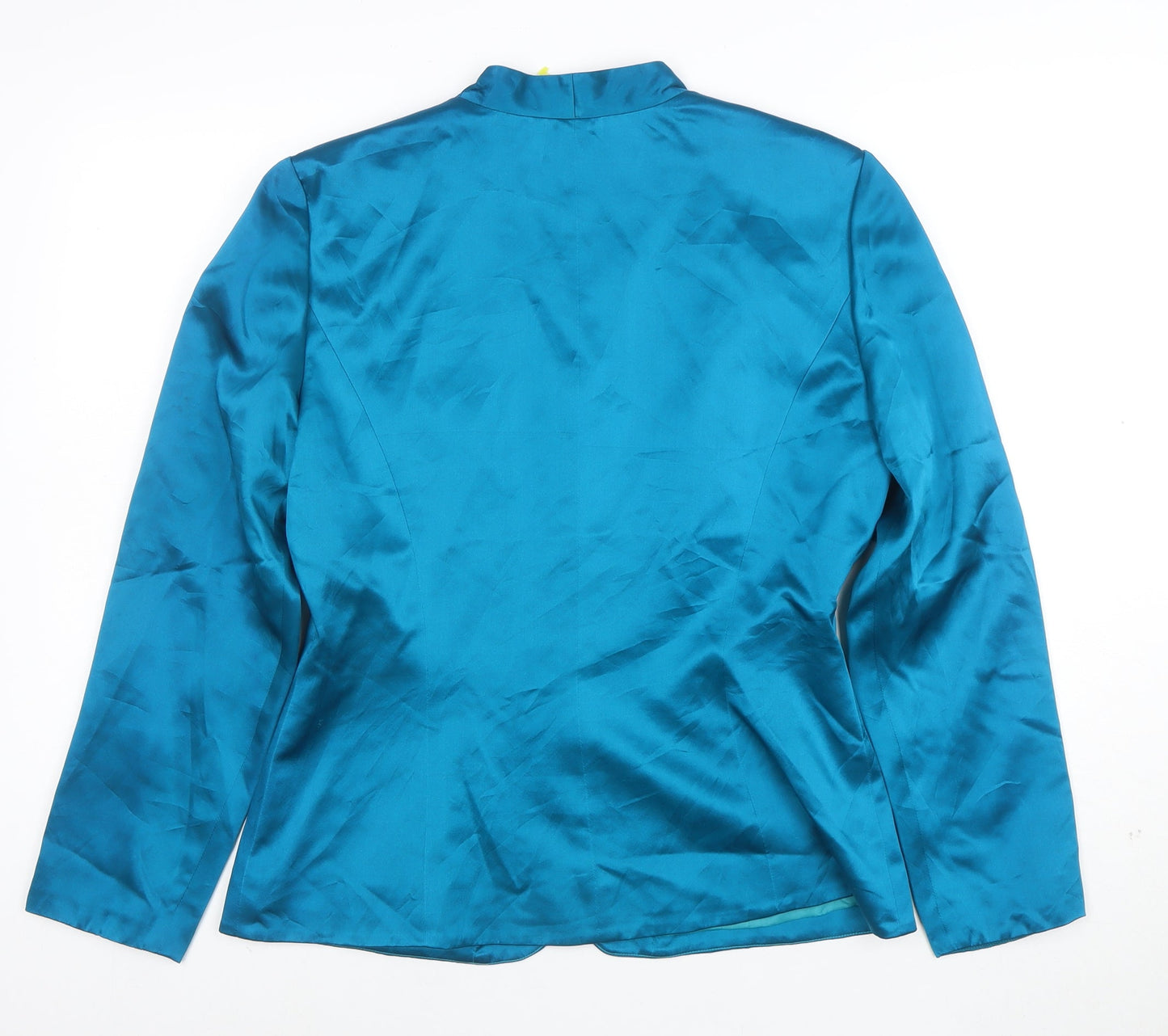 Adrianna Papell Blue Silk Women’s Size 10 Tailored Suit Jacket