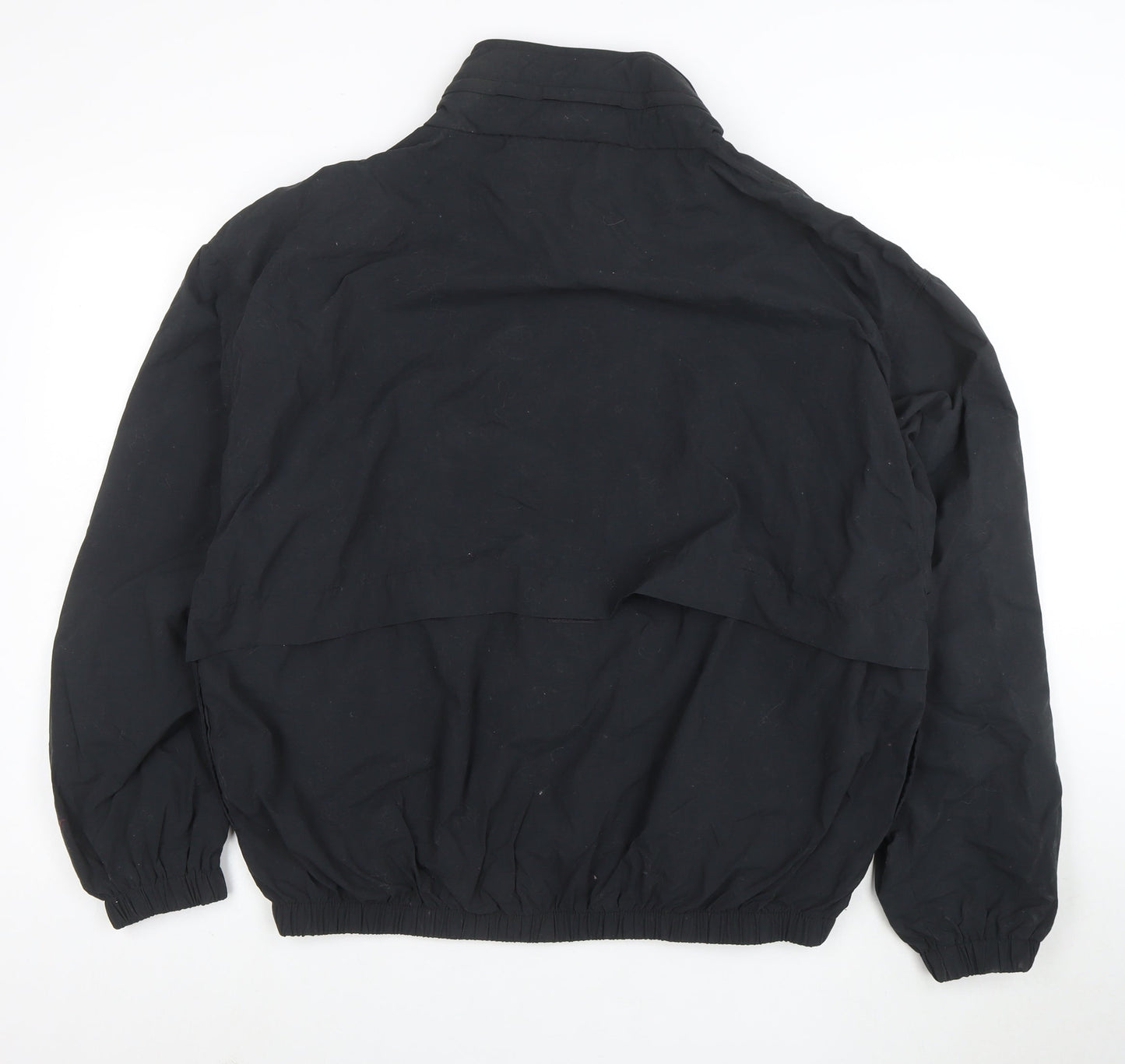 Greg Norman Men's Black Nylon Windbreaker Jacket L Golf Fit