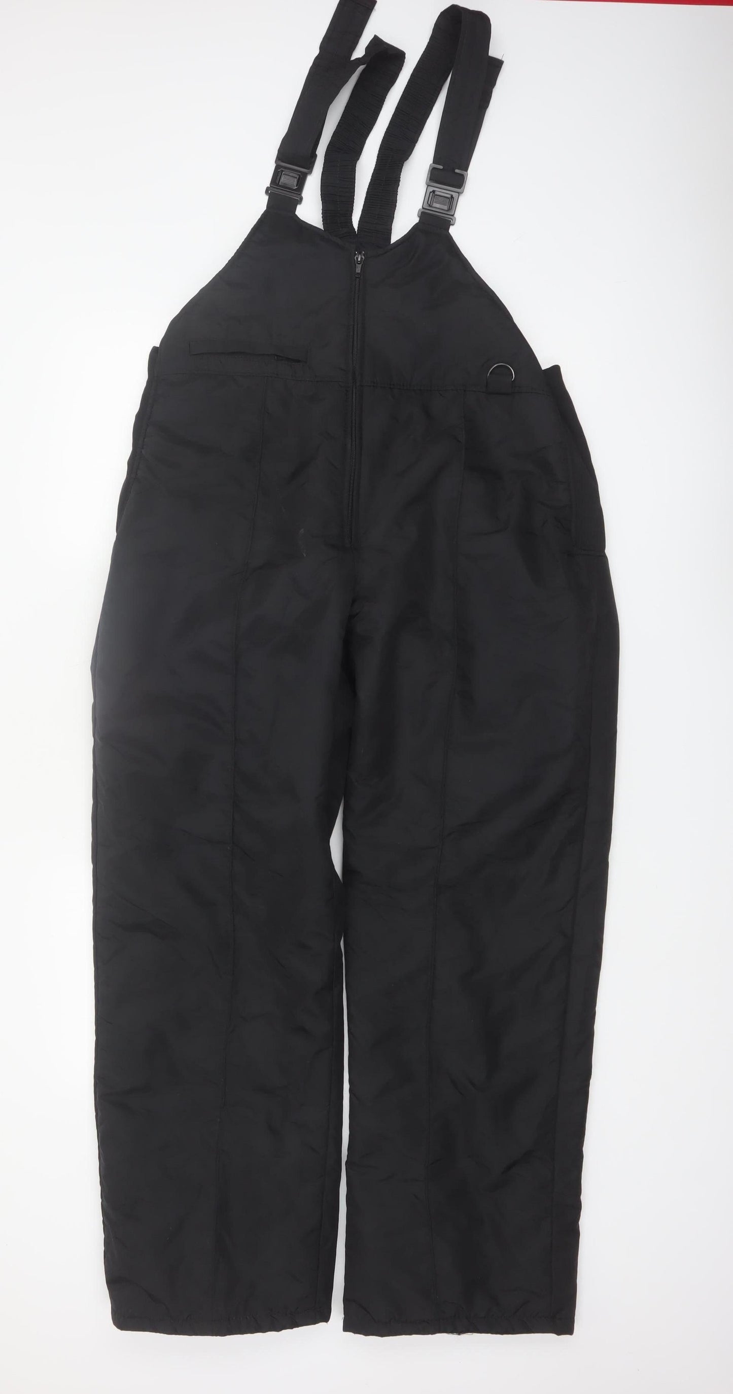 Ski Gear Men's Black L Snow Pants Insulated Waterproof Winter Trousers