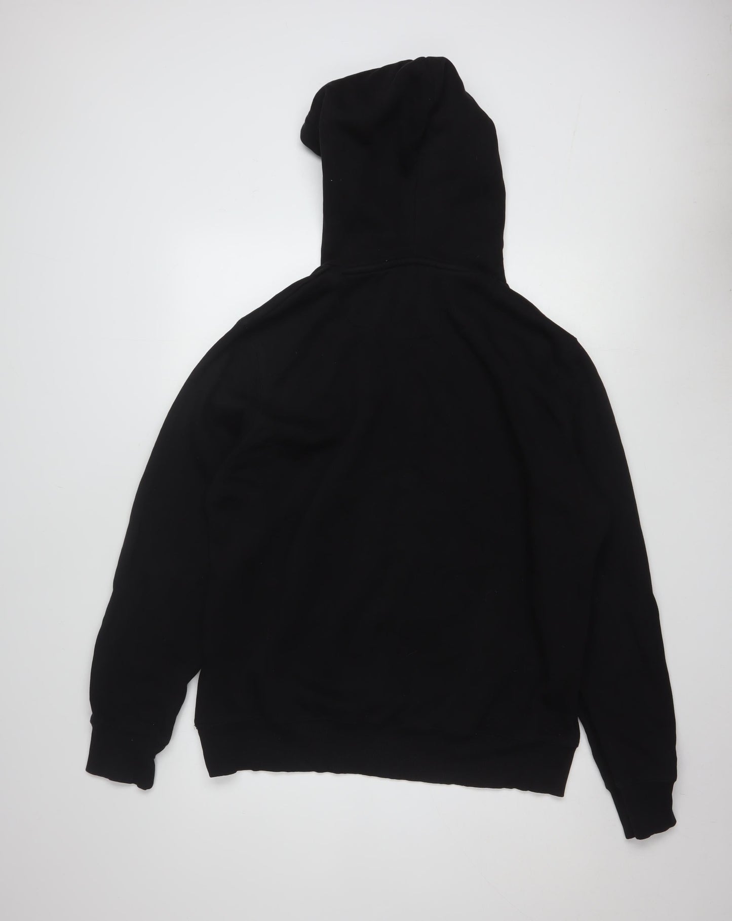 French Connection Men's Black XL Pullover Hoodie with Logo