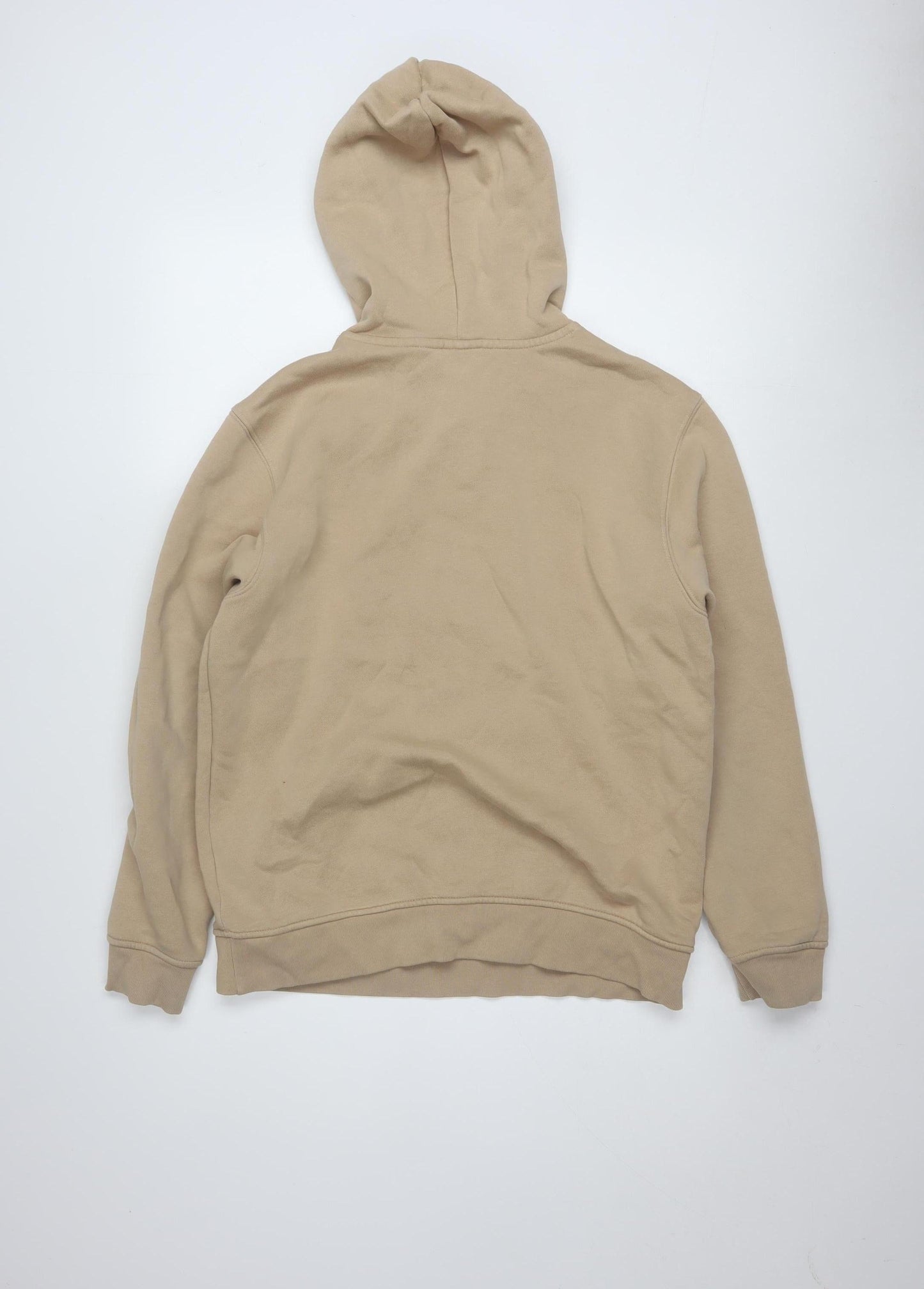 Adidas Womens Beige Pullover Hoodie Size 10 UK Cotton Blend Casual