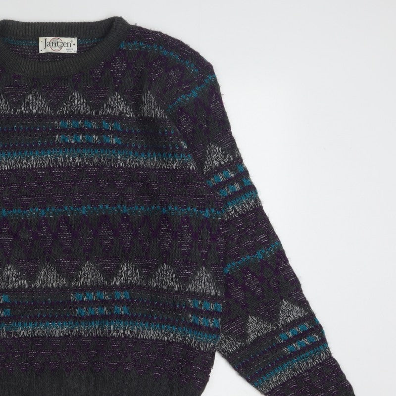 Additional view of Jantzen Men’s Multicoloured Geometric Knit jumper M