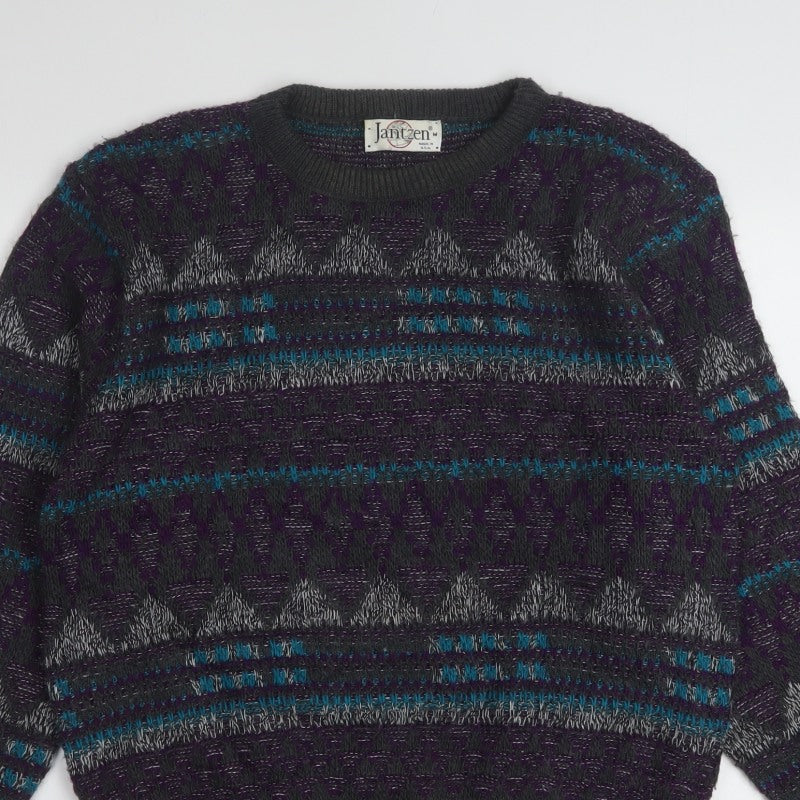 Additional view of Jantzen Men’s Multicoloured Geometric Knit jumper M