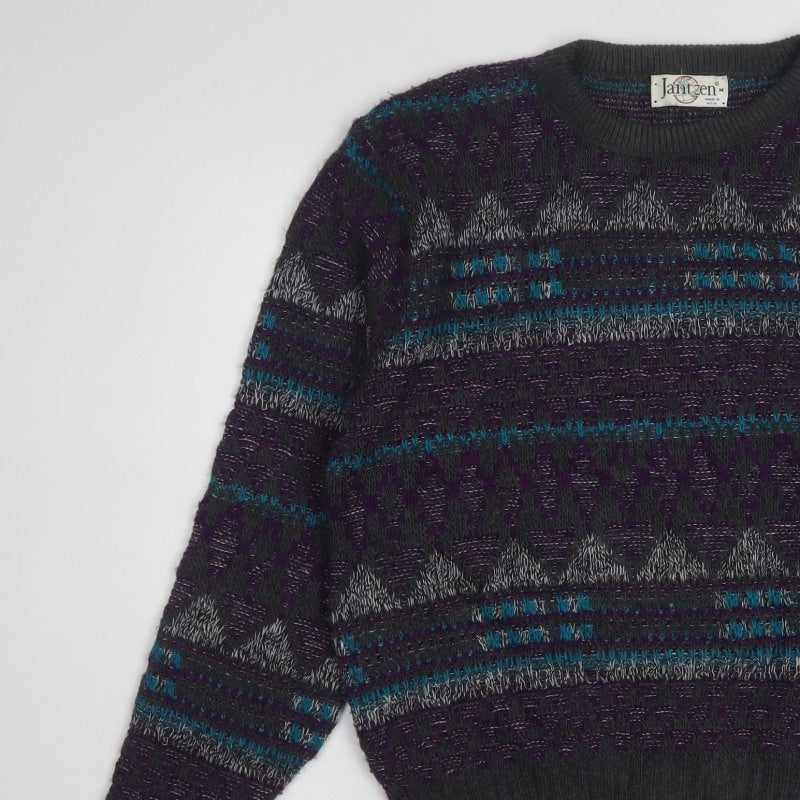 Additional view of Jantzen Men’s Multicoloured Geometric Knit jumper M