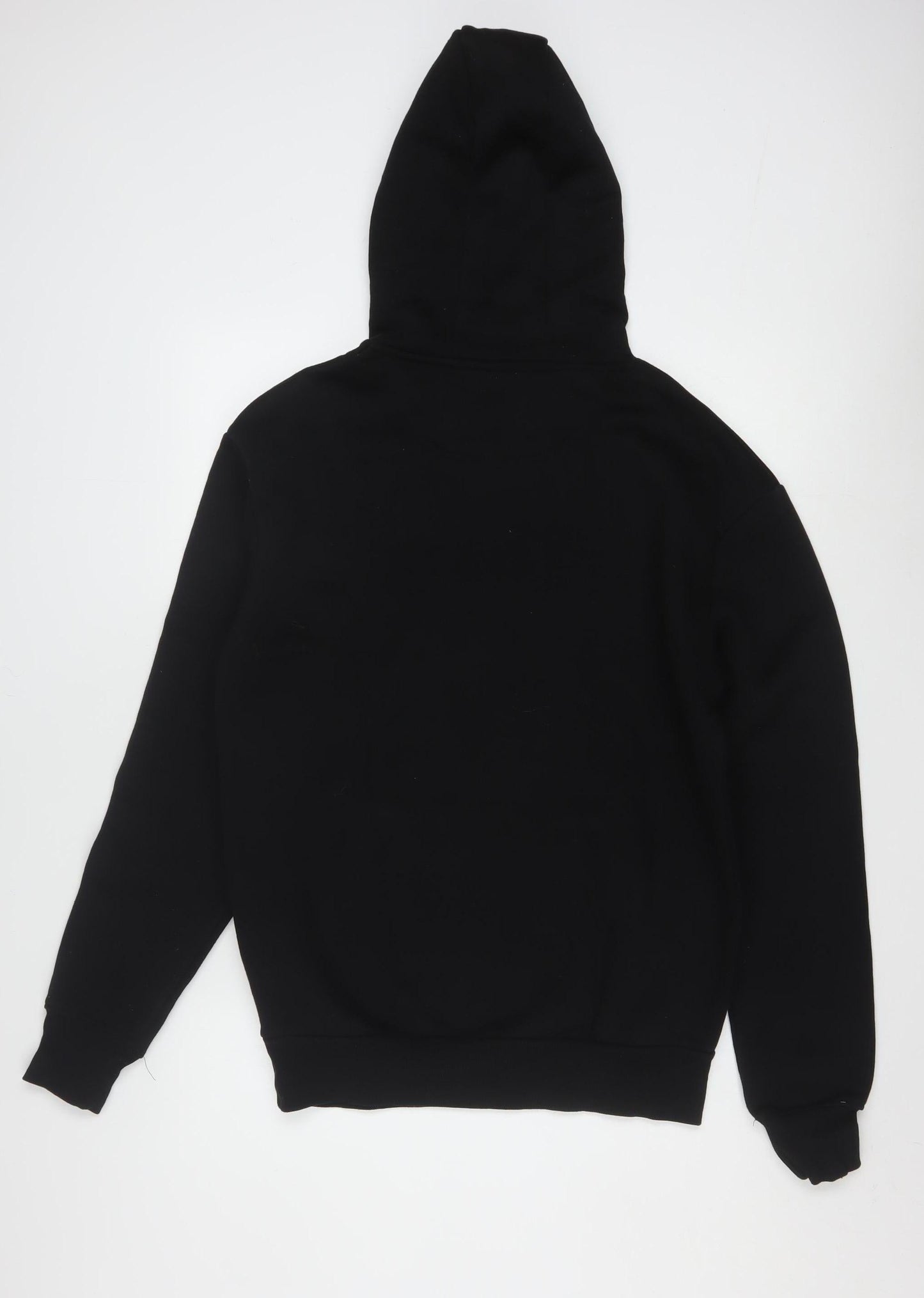 Coca-Cola Men's Black Pullover Hoodie M Regular Fit Graphic Fleece