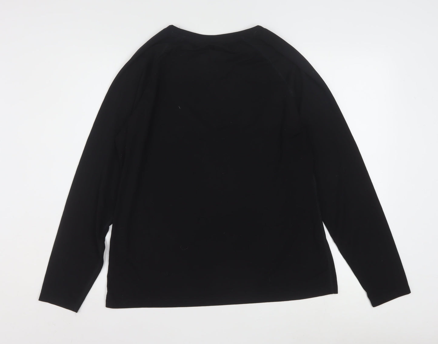 Mountain Warehouse Women's Black Isocool Long Sleeve Active Top UK16