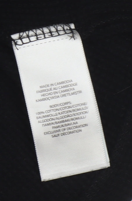 Polo Ralph Lauren Men's Black Slim Fit Long Sleeve Cotton Top Size S