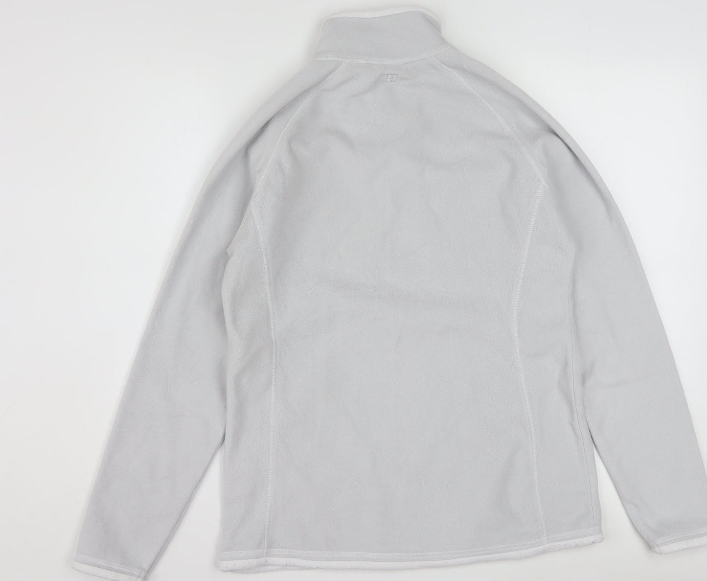 Mountain Warehouse Women Grey 1/2 Zip Fleece Pullover UK12