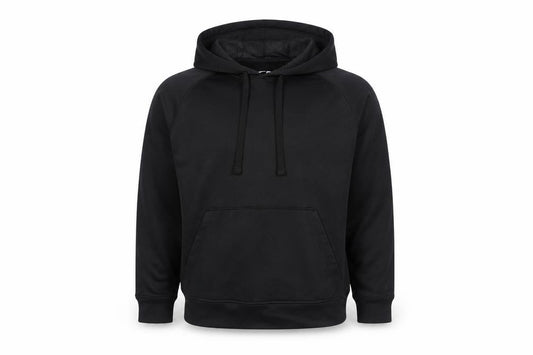 Champion Men’s Black Pullover Hoodie L Duo Dry Moisture Wicking