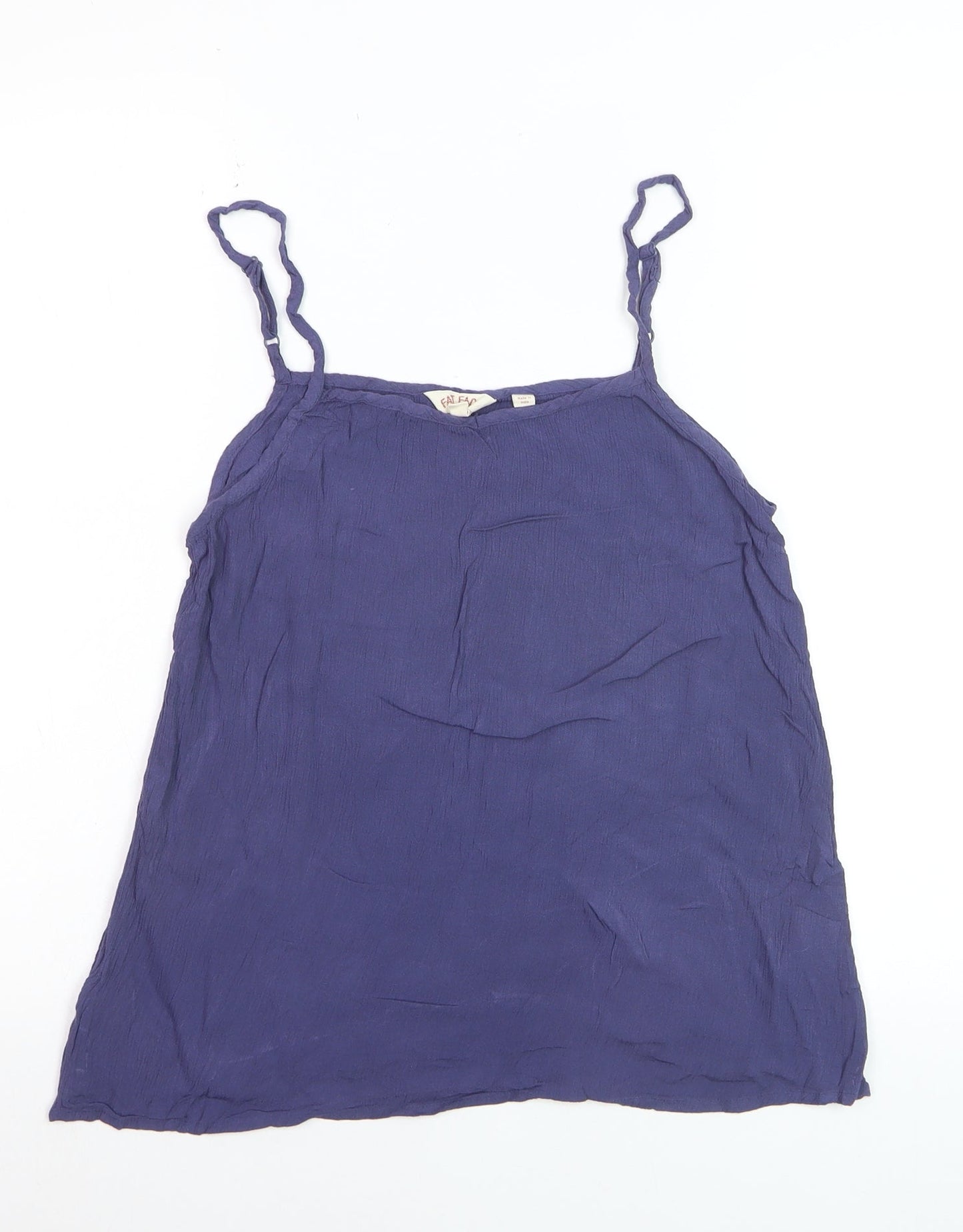 Fat Face Women's Purple Camisole Tank Top UK 14 Summer Casual
