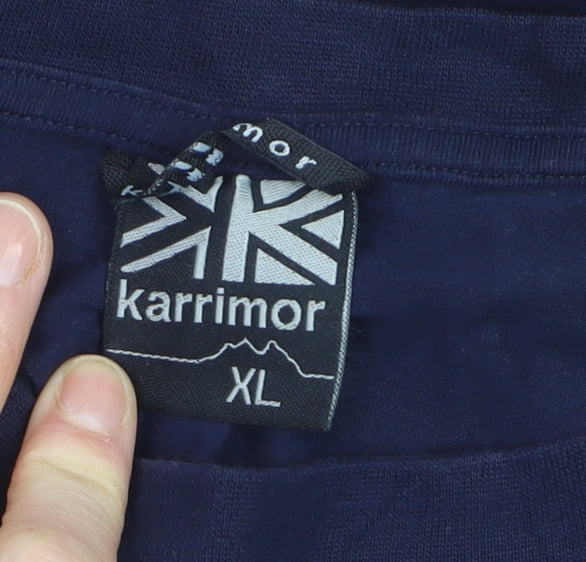 Karrimor Men's Blue XL Long Sleeve Crew Neck Casual Top