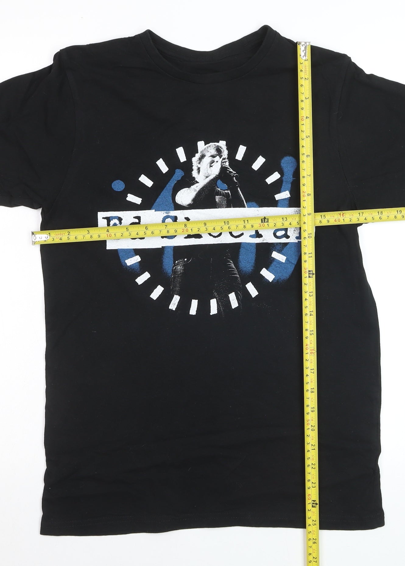 Ed Sheeran Women's Black Cotton Graphic T-Shirt Size S