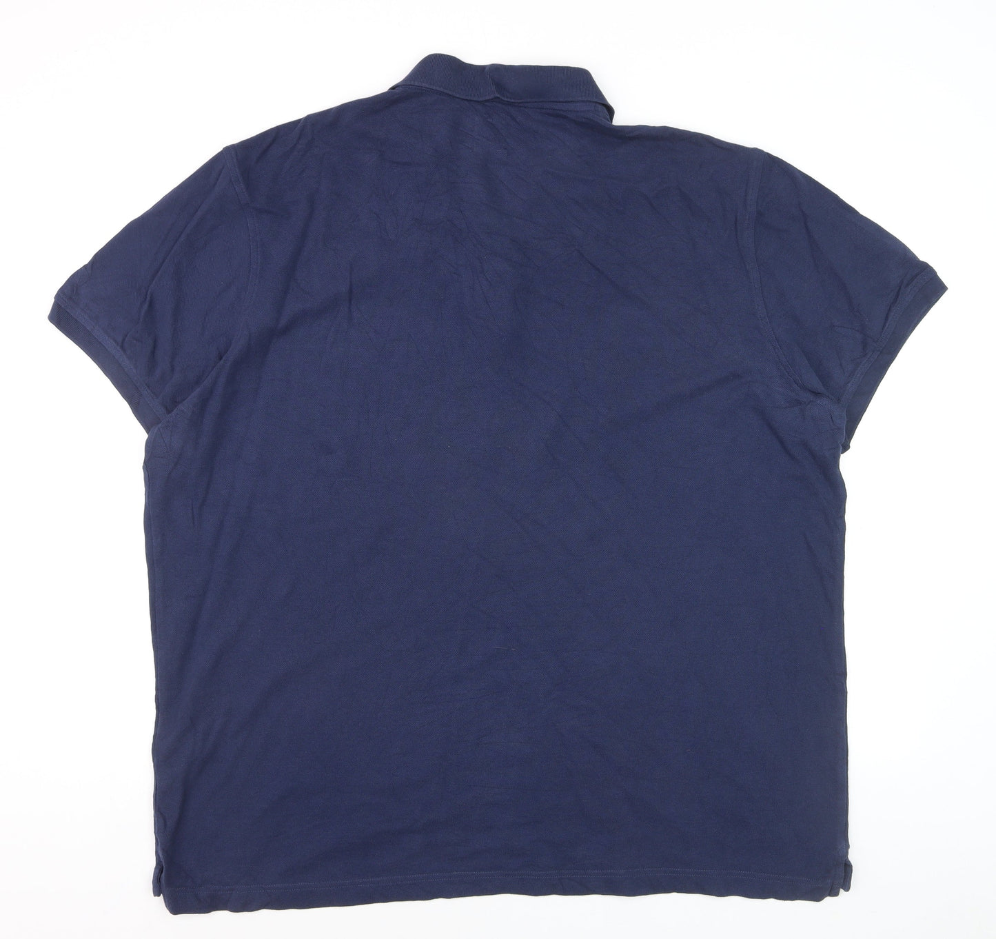Levi's Men's Blue 2XL Cotton Short Sleeve Polo Shirt
