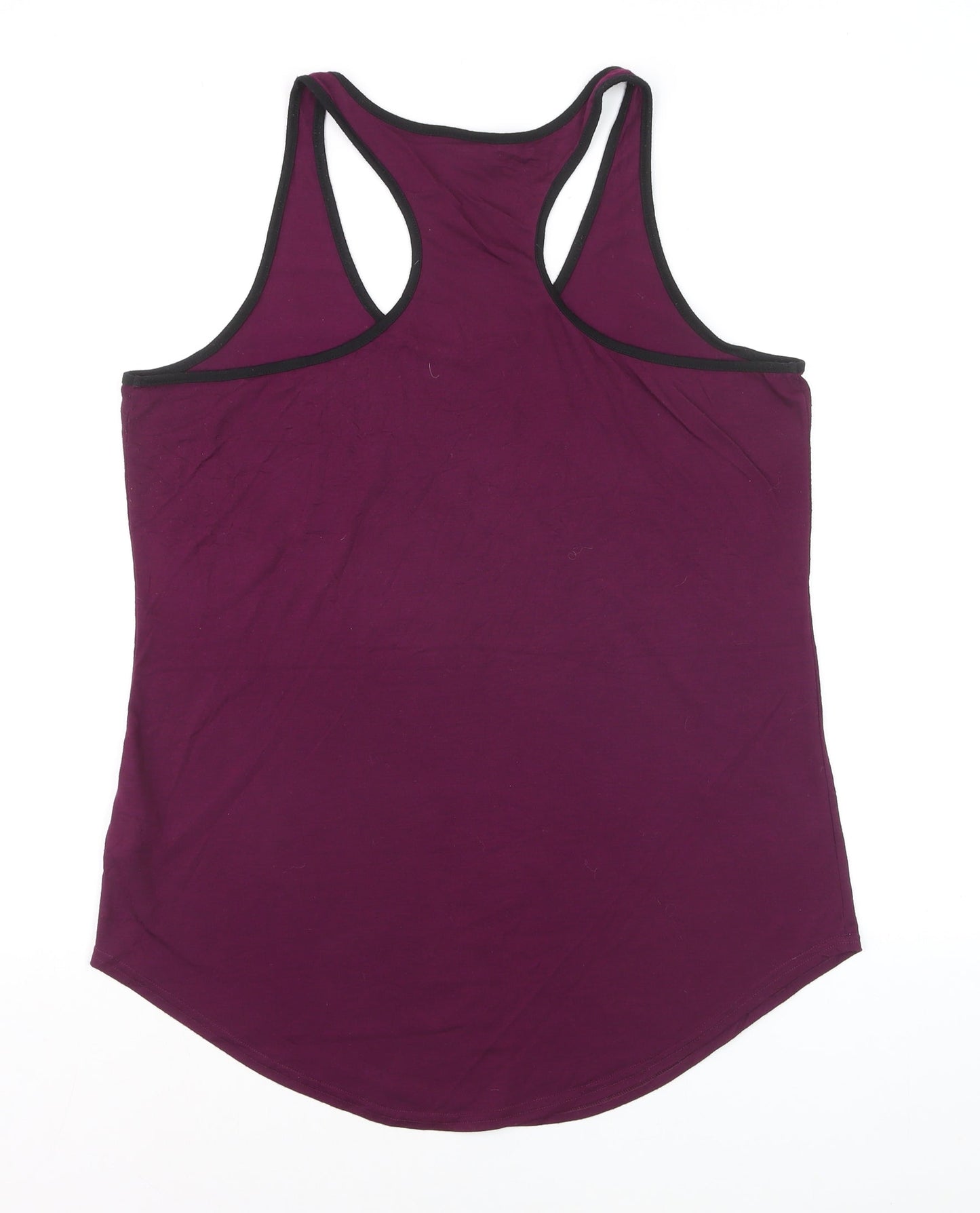 Lonsdale Womens Purple Racerback Tank Top Size 18 Gym Activewear