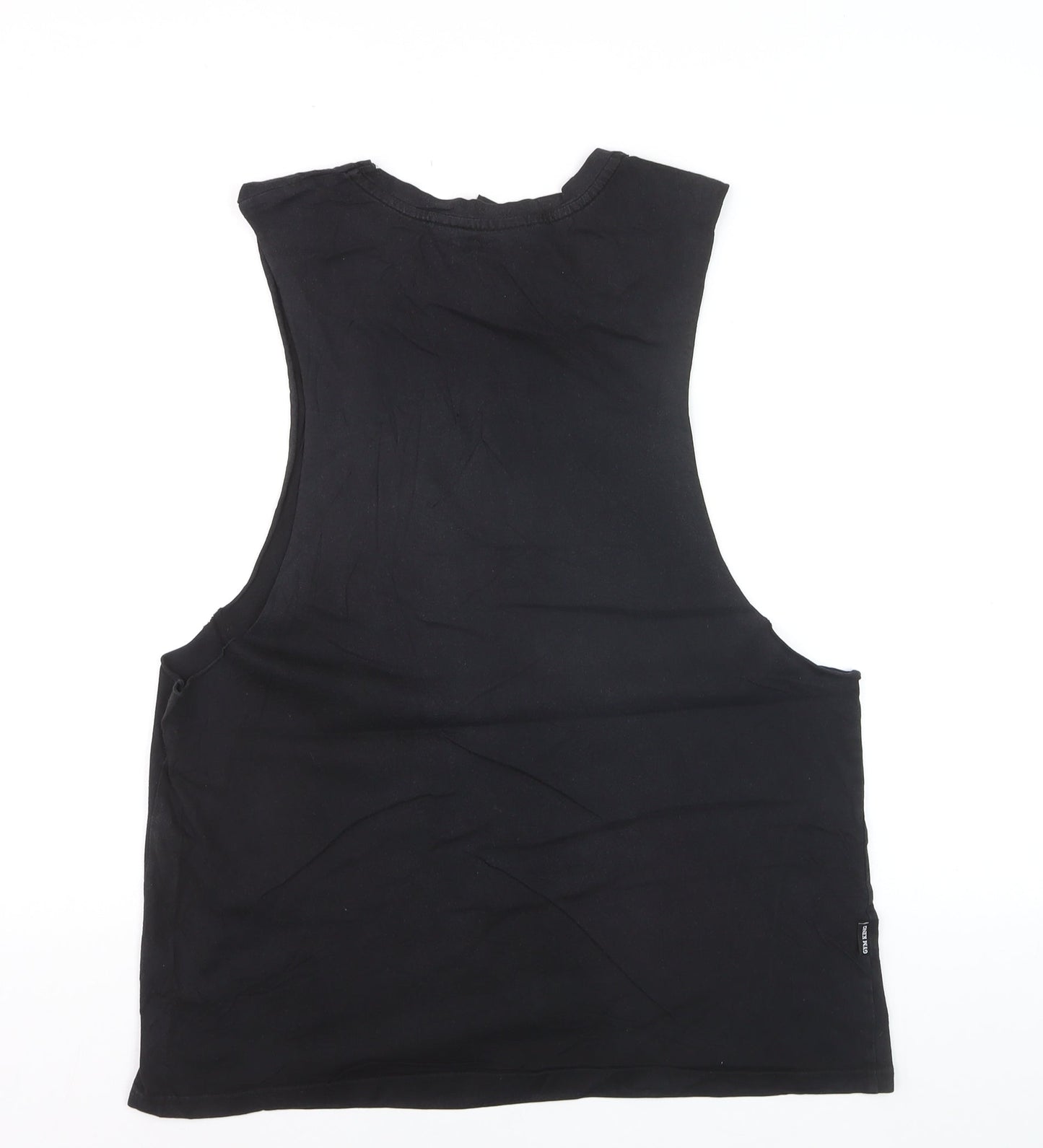 Gym King Men's Black Tank Top Medium Athletic Fit Activewear