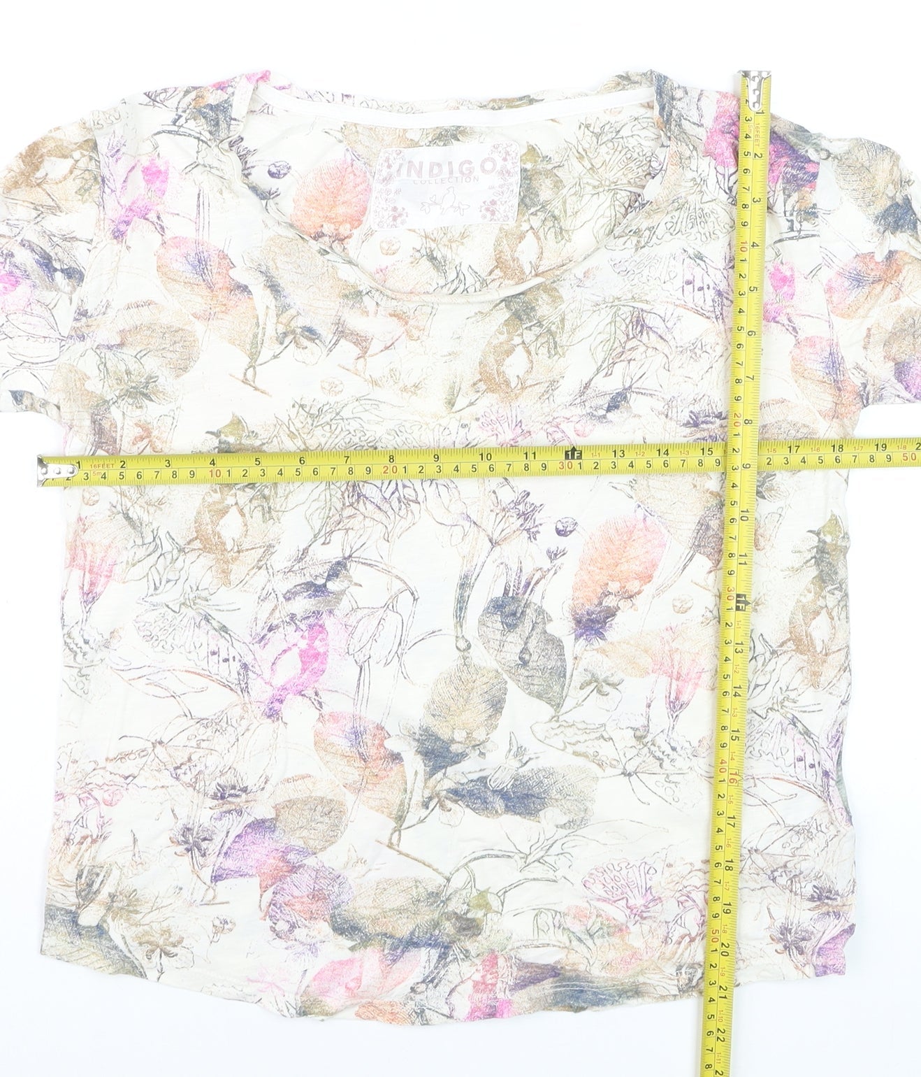 Marks and Spencer Women’s Multicoloured Floral Cotton Blouse Size 10