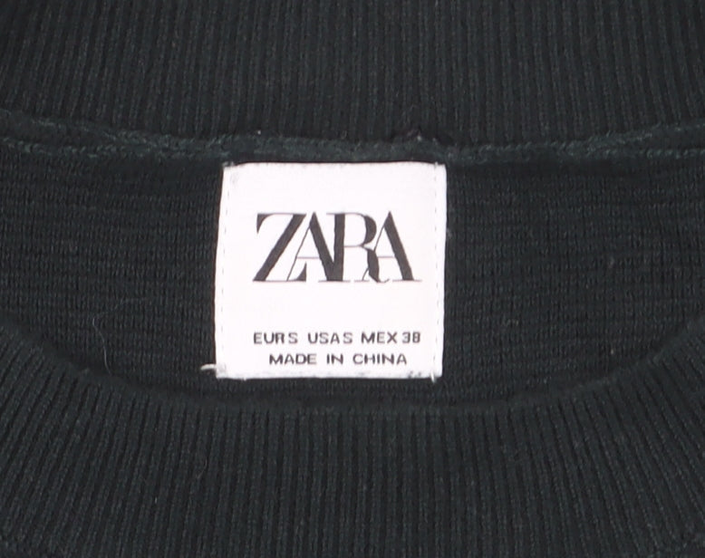Additional view of ZARA Men Black S Knit Crew Neck Long Sleeve jumper